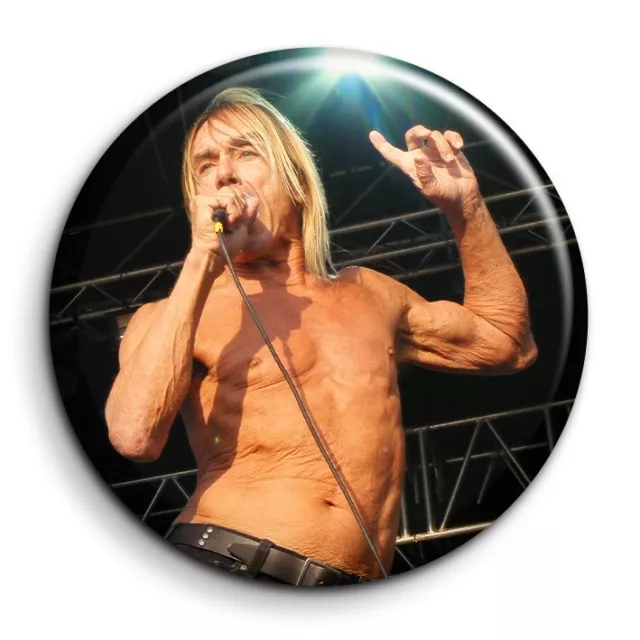 Iggy Pop 1 Badge 38mm Button Pin