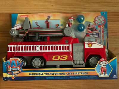 marshall transforming city firetruck