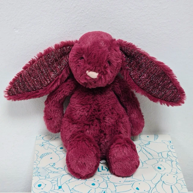 ぬいぐるみ  Sparkly Cassis Original Bunny Jellycat Cat Bunny Soft Toy | Casis Jelly Cats for Sale