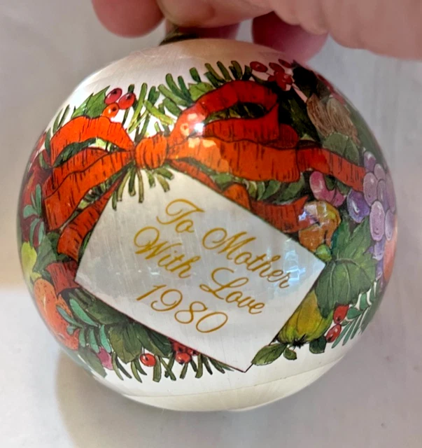 * vintage ornament ୨୧ * ホワイト シープ mama VINTAGE 1980 