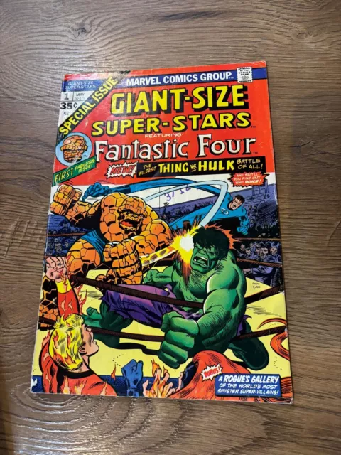 Giant-Size Super-Stars #1 Fantastic Four, Thing - Marvel Comics - 1974