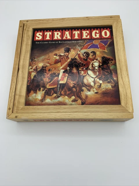 STRATEGO Board Game NOSTALGIA EDITION series Wooden Box COMPLETE