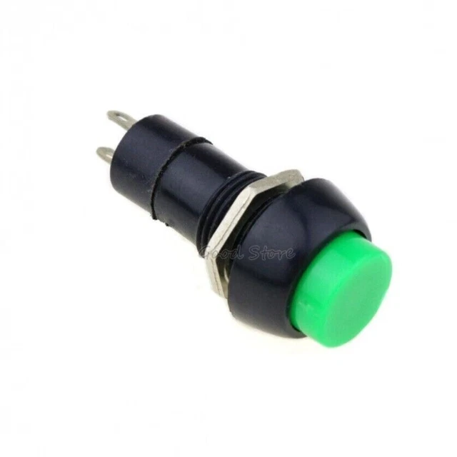 Mini Interruttore A Pulsante Rotondo Impermeabile Momentaneo Nero Da 12 Mm 1 A 250 V Ca 3 A 125 V Ca Per Raspberry Pi Set Da 20 98442938