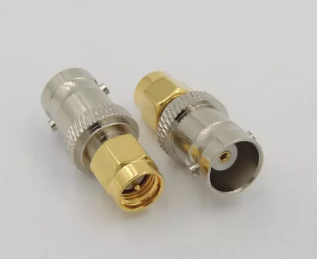 1 X SMA Male Plug To BNC Female Connector Socket Adapter Convertor Coax Antenna