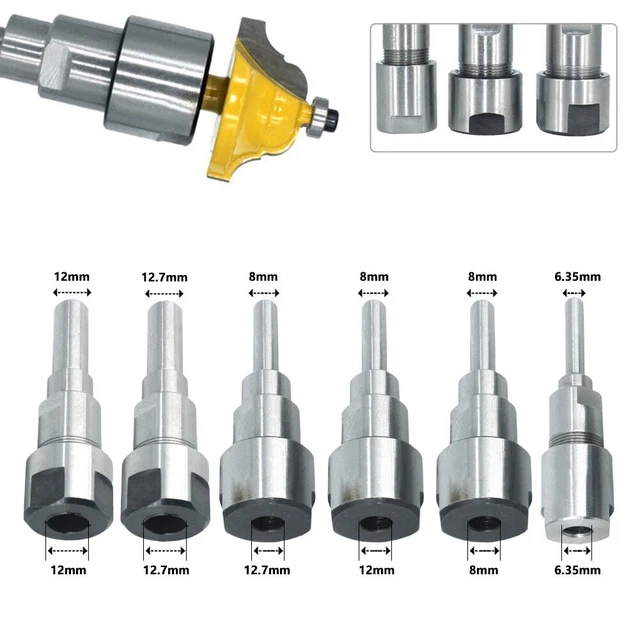 Router Rod ENHANCE SAFETY AND Depth of Cut with Router Bit Extension Rod 6 35812MM ...