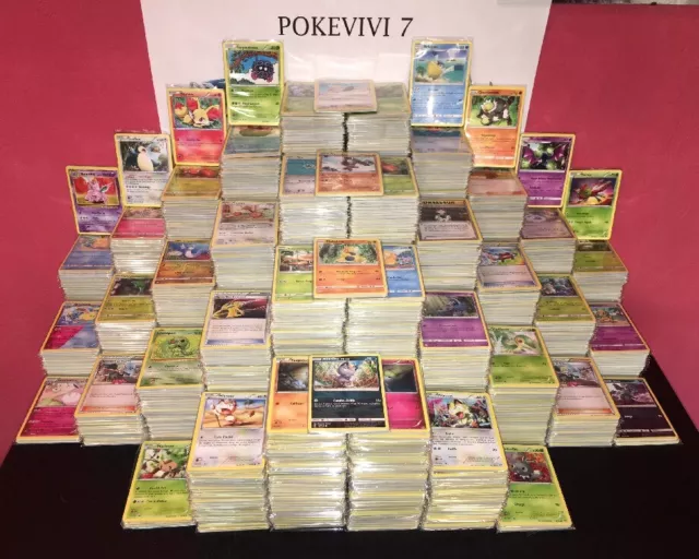 Lot 250 French Pokemon Cards 100% NEW No Double + 5 Shiny + 5 Rare