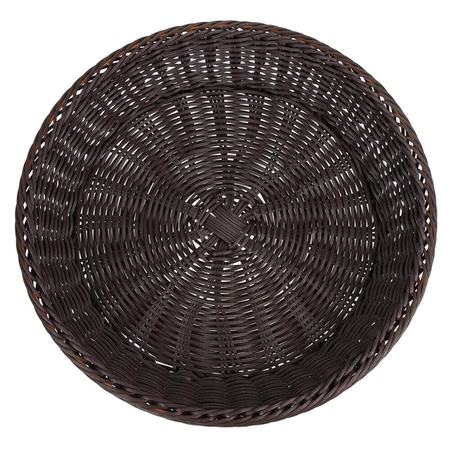 Cesto per pane imitazione plastica rattan Pp cesto per posate in pascolo cesto multiuso