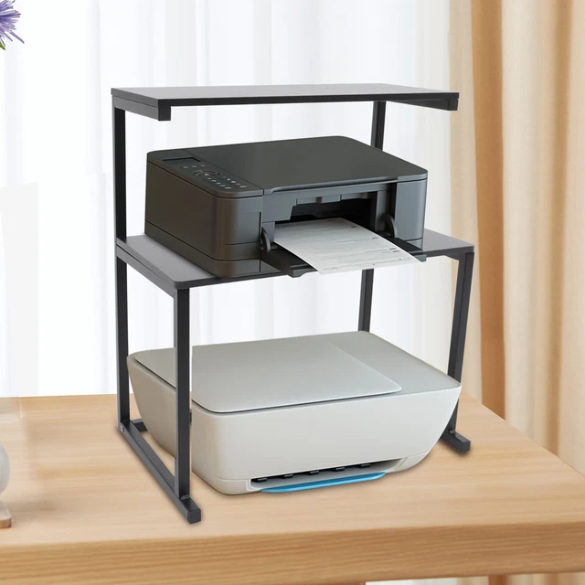 3 Tiers Storage Shelf Home Office Desktop Storage Rack Desk Printer Stand US