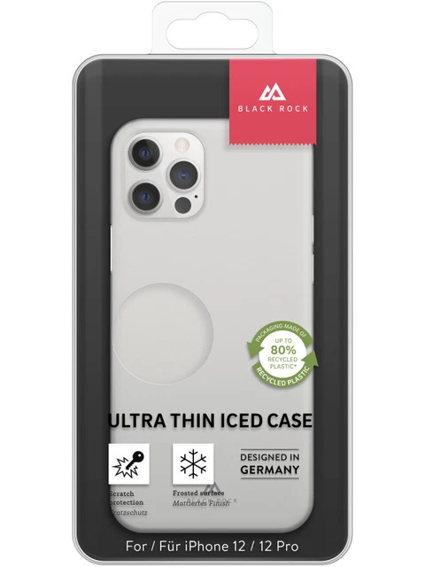Black Rock Ultra Thin Iced Case Apple iPhone 12 / 12 Pro Schutz Hülle Cover C48