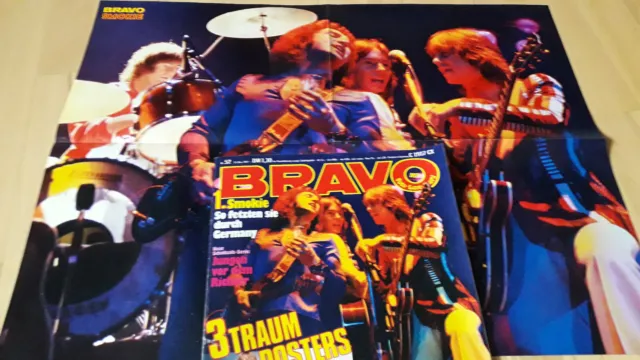 BRAVO Nr.52 vom 15.12.1977 mit Riesenposter Smokie, Lex Barker, Amanda Lear...