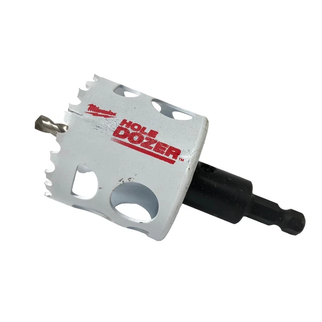 Milwaukee 49-56-9668 2-1/8 in. Dozer Bi-Metal Hole Saw; with 3/8 in. Arbor