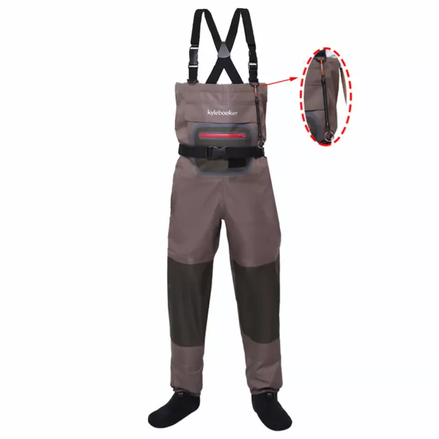 Breathable Chest Waders Perfect for 4 Seasons Fly Fishing Stocking