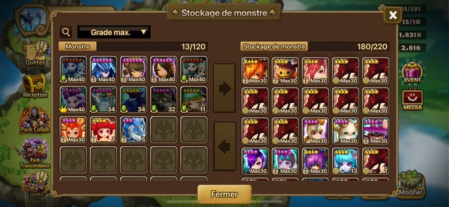 compte summoners war europe