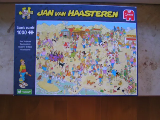Jan van Haasteren Puzzle - Sandskulpturen - 1000 Teile - Jumbo, vollständig