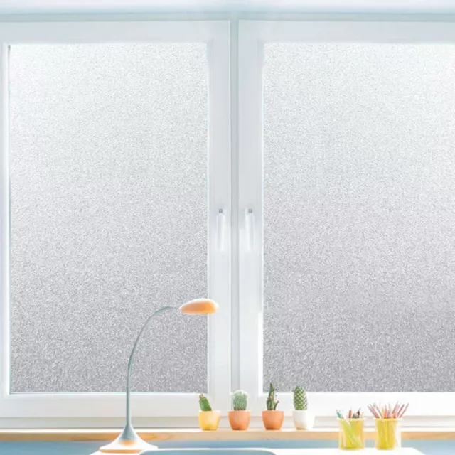 Home Frosted Window Film tint Waterproof Self Adhesive Privacy  Bubble Free Uk