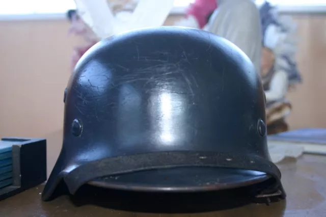 Stahlhelm Wehrmacht M40 deutscher Luftwaffenhelm original Q66 DN531