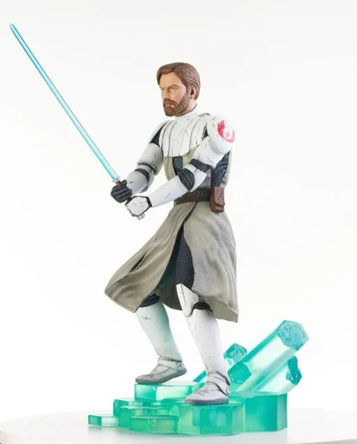 Star Wars The Clone Wars Premier Collection 1/7 Obi-Wan Kenobi Gentle Giant NEW 2