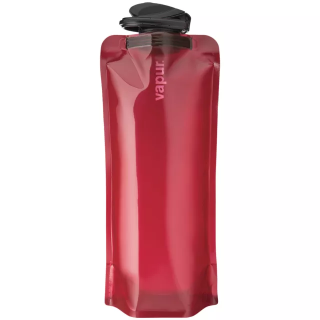 Vapur Wide Mouth Bouteille 1L Eclipse Réutilisable Congelable Pliable Burgundy