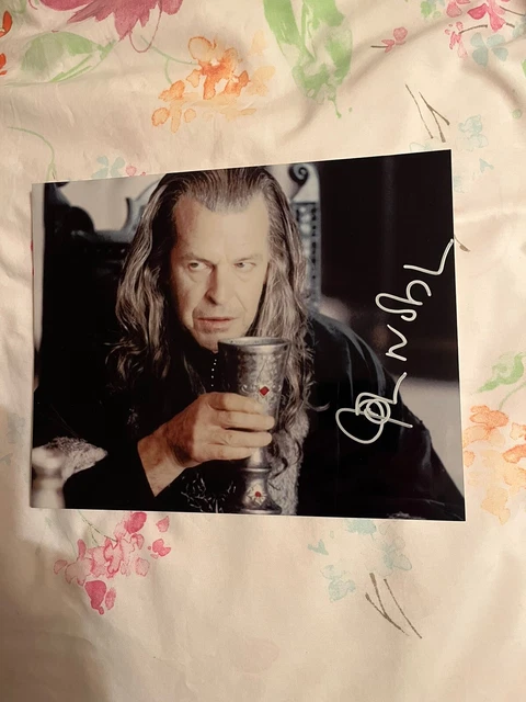 John Noble Denethor  Lord Of The Rings Signed 10 X 8 Photo
