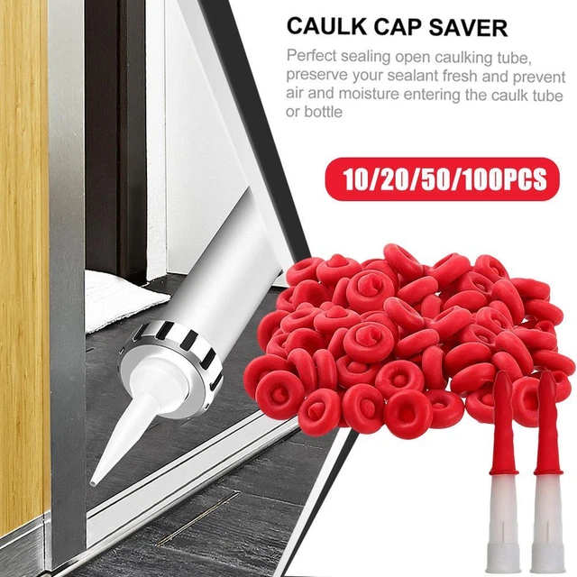 10pcs  Caulk Cap Saving Cap Caulk Sealer Saver Open Caulking Tube for Sez