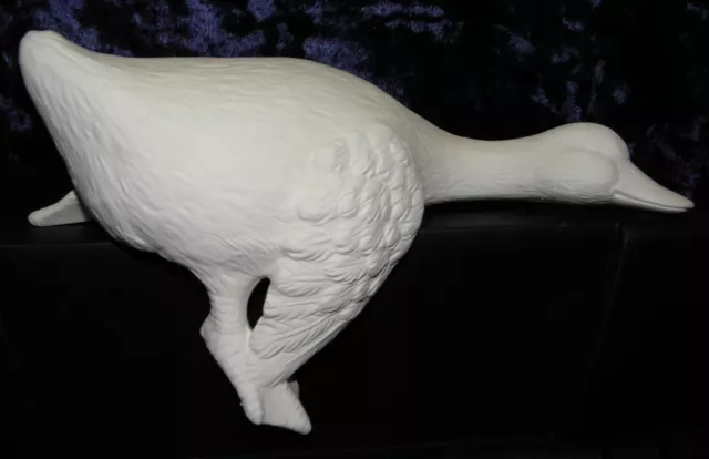 Ready to Paint Ceramic Large Shelf Duck 22cmL