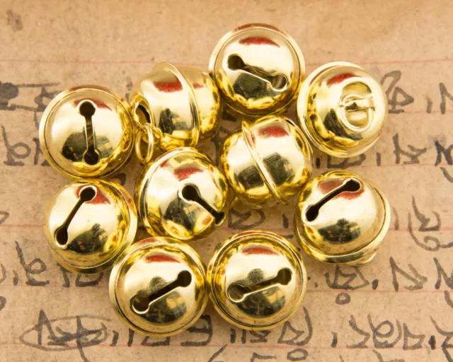 Grelots argentés - Lot de 100 mini clochettes - 10mm