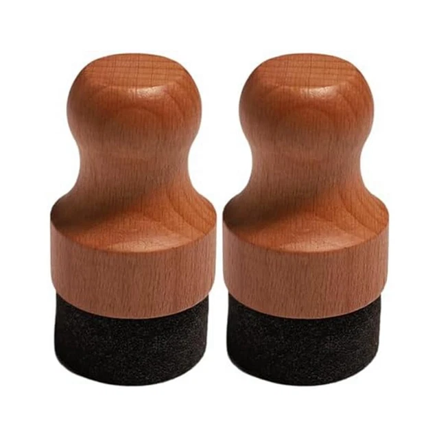 Applicateur D'huile Et De Cire Pour Planche à Découper En Bois - Avec Brosse En Sisal Et éponge - 2 Couvercles Inclus - 2