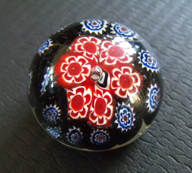 Murano - Millefiori - Paperweight - mit Etikette 3