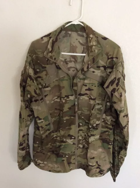 US Army Jacket Wind, Cold Weather, Multicam Size Small Long