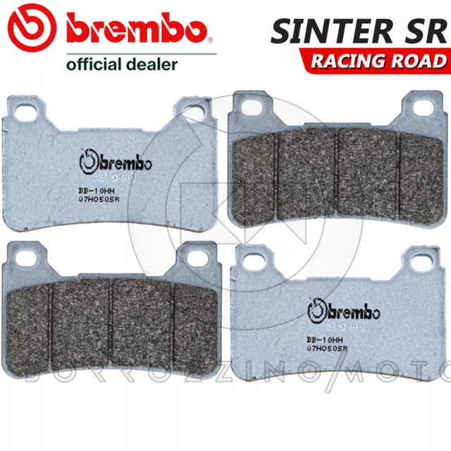 4 Pastiglie Freno Anteriori Brembo Sr Sinterizzate Racing Honda Cbr 1000 Rr 2004