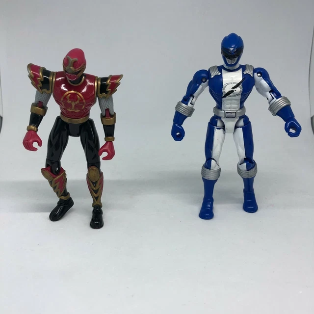 POWER RANGERS NINJA Storm Crimson Blue Ranger Figure H5.5