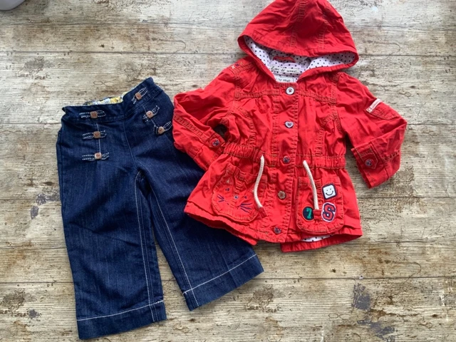 BABY GIRLS BUNDLE Age 12 to 18 months 1.5 2 years NEXT Coat Trousers Denim Jeans