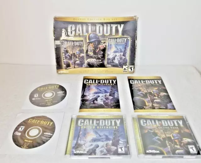 Call of Duty - Deluxe Edition Box Set - Game of the Year - United Offensive (PC)