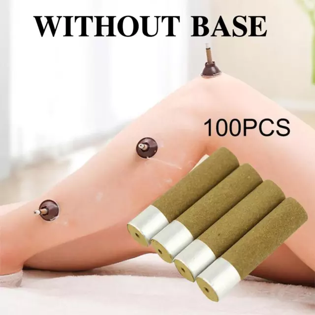 100 Stck. Moxibustionsstäbchen Moxa Rollen Therapie Moxa Gesunde Heilung Relief T1T1 H9G8