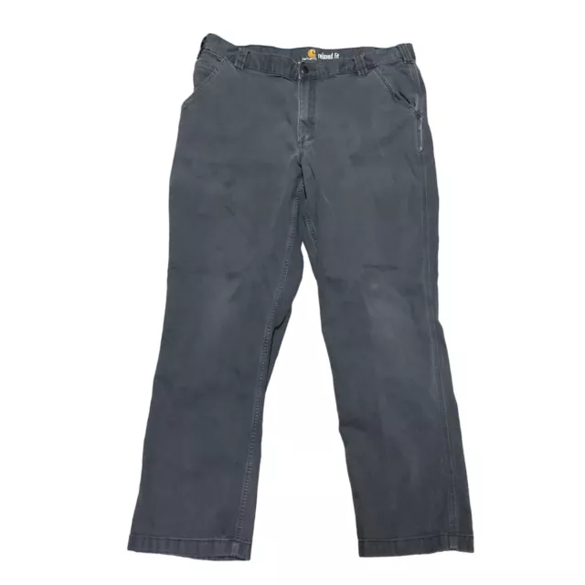 CARHARTT RELAXED FIT Pants Size 38 X 32 Gray Streetwear Phone Pocket ...