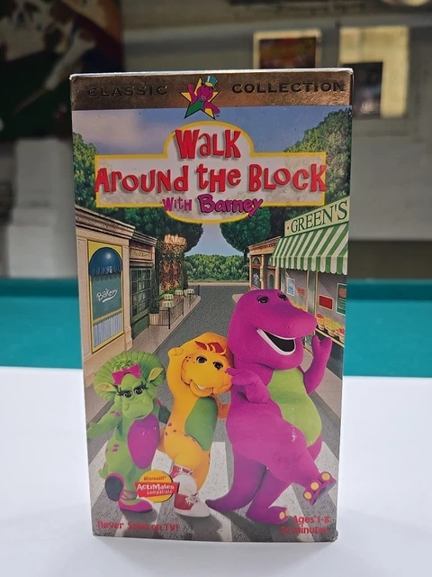BARNEY: WALK AROUND the Block with Barney (VHS, 1999) Classic ...