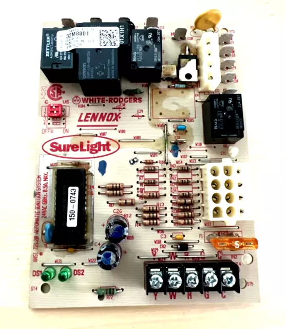 32M8801 Furnace Control Board for Lennox 50a65-121 used tested working fast ship