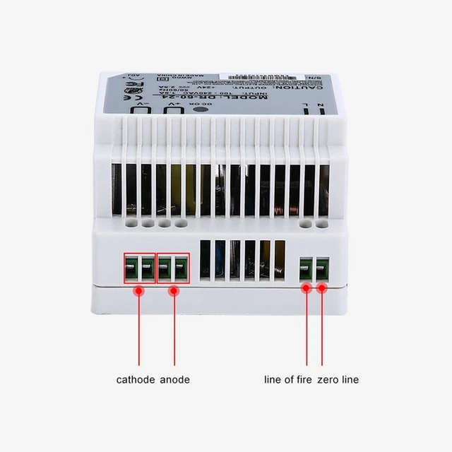 Bellissimo pratico alimentatore ferroviario commutazione 5 V 12 V 15 V 24 V 60 W