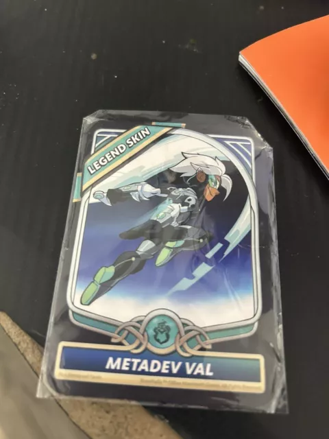 Brawlhalla - Metadev Brynn Legend Skin Code and Card Unused 2017 + Pin