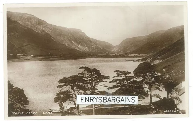 Tal-Y-Llyn Lake, Snowdonia, Merionethshire, Wales. RP postcard by Valentine.