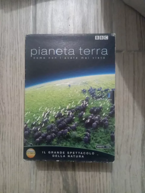 Pianeta Terra. Il Grande spettacolo della Natura (4 DVD) con Cofanetto. DVD i...