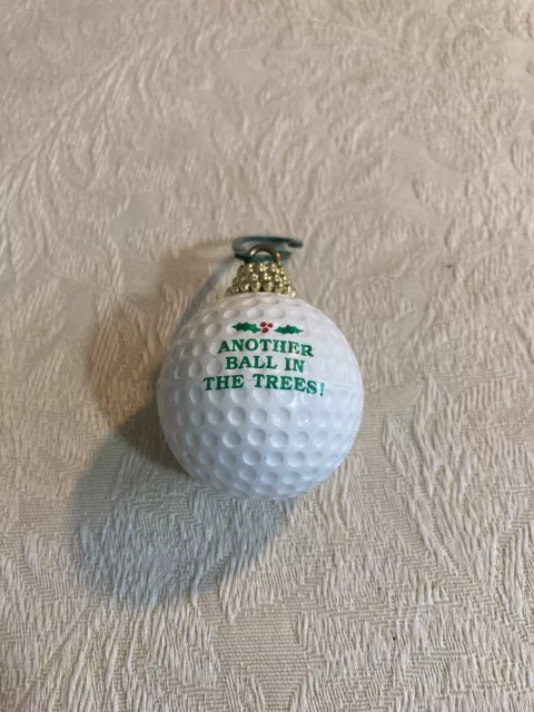 Another Ball In The Trees Ornament Golf Ball Christmas Tree