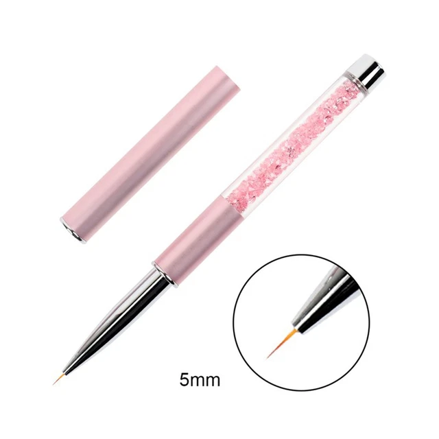 Pluma delineador de uñas colores suaves mezcla cepillo de uñas profesional dibujo a mano puntas línea 9