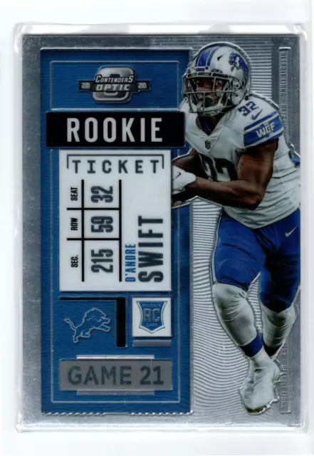 2020 Panini Contenders Optic #70 D'Andre Swift RC