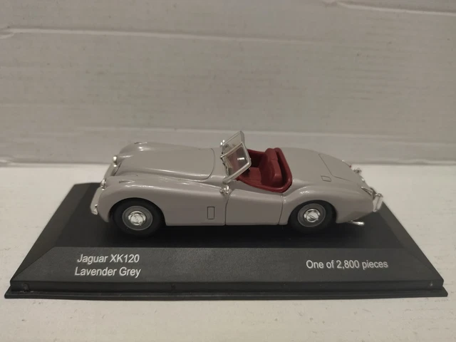 Jaguar Xk120 Lavender Grey 1:43 Corgi Vanguards Va05905
