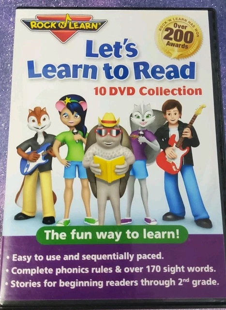 LET'S LEARN TO Read 10 DVD Collection by Rock 'N Learn Brand