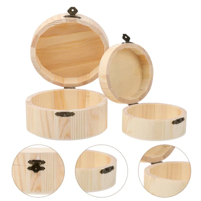 Blake & Lake Wooden Keepsake Box with Lid - Blonde Catchall Wood Storage Box - Treasure and Gift Box for Home - Decorative Boxes with Hinged Lid - Large Oak