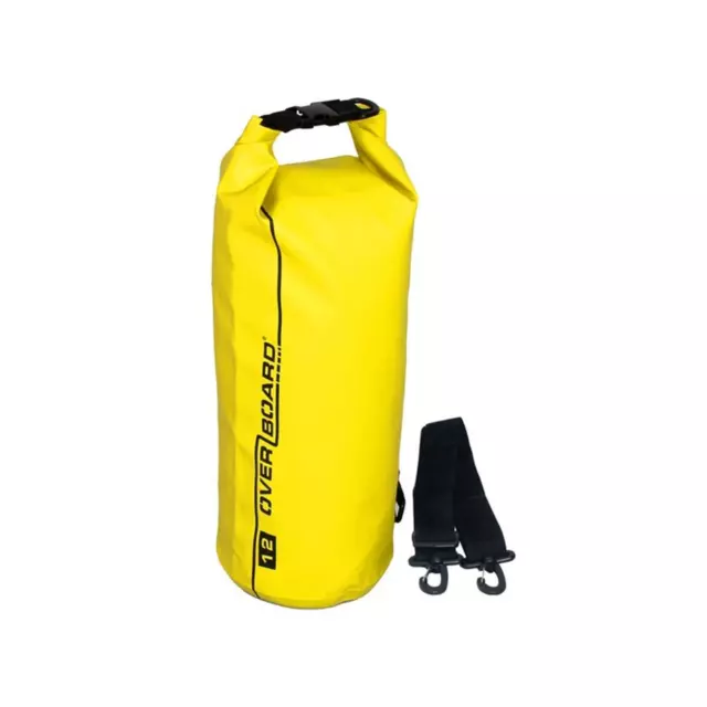 Overboard Sacco Impermeabile 12 Litri Giallo Borsa Sacco Sacca outdoor OB100