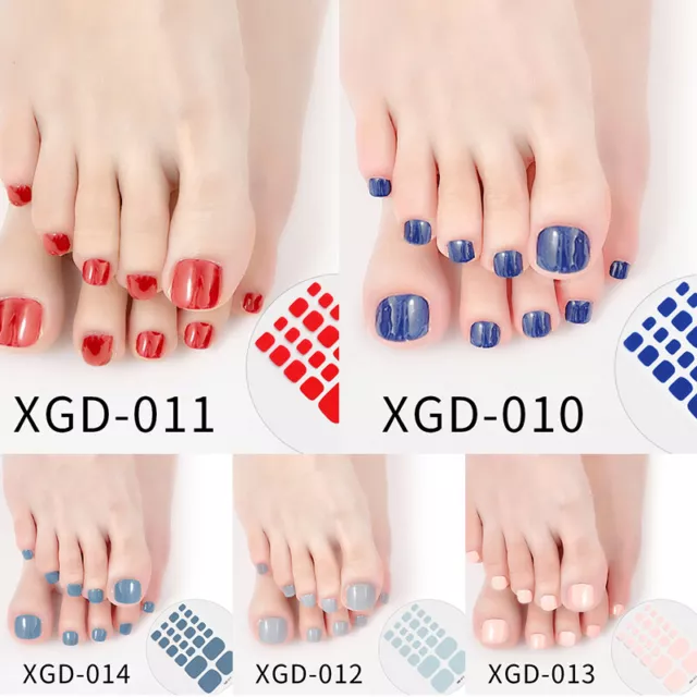 3D Nail Foils Manicure Nail Sliders Toe Nail Sticker Nail Decoration DIY Art #