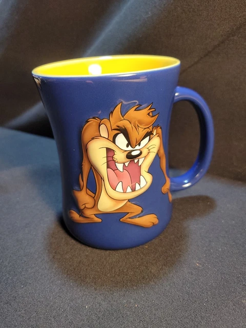 VINTAGE RUSS LOONEY Tunes 3D TAZ Tasmanian Coffee Tea Cup Mug Warner